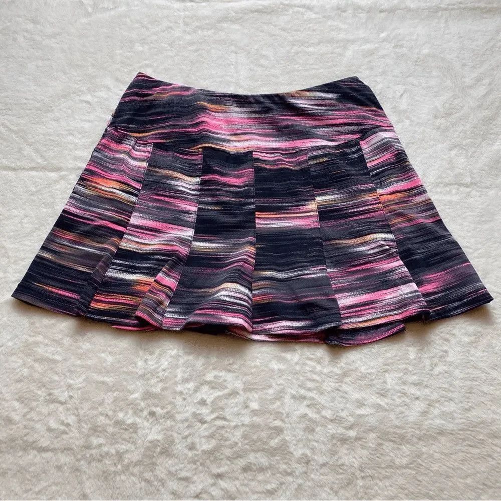 Tail Womens XS Tennis Skort Pink Black White Geometric Pleated Golf Athletic